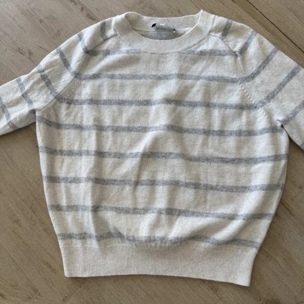 Vince Cashmere Striped Sweater - Picture 3 of 6
